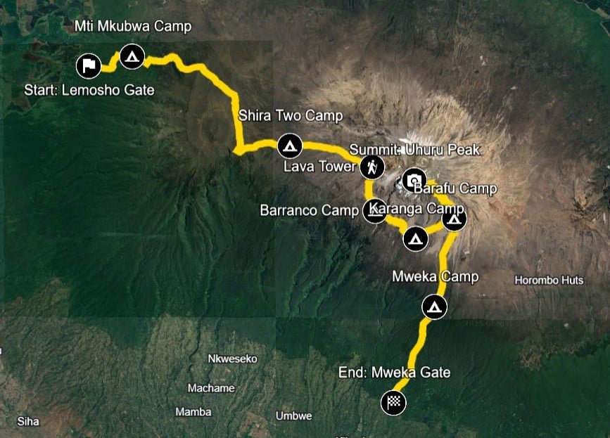 Lemosho Route