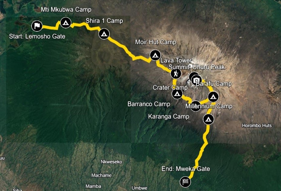 Lemosho Route