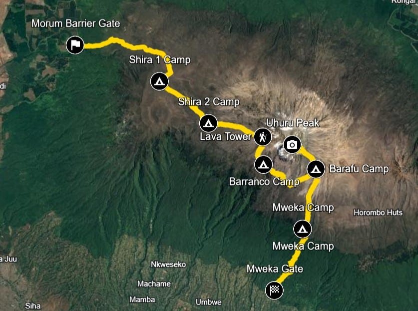 Shira Route