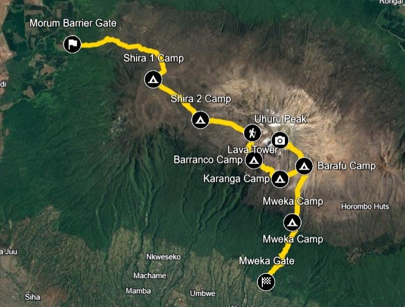 Shira Route